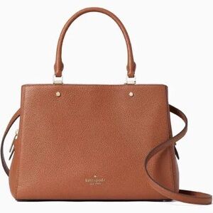 Kate Spade Leila Medium Triple Compartment Warm Gingerbread